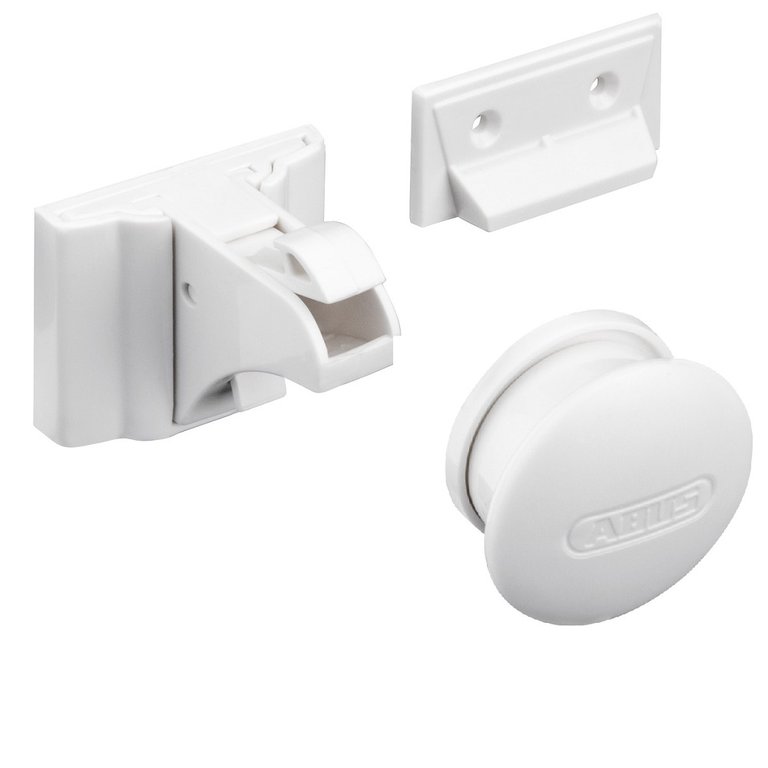 Kit 3 Fecho Magnético Safe Fix Invisivel 1 Puxador para Portas Hafele 253.50.020 235.50.020