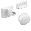 Ver imagem 1 de Kit 3 Fecho Magnético Safe Fix Invisivel 1 Puxador para Portas Hafele 253.50.020 235.50.020