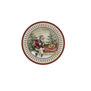 Prato Sobremesa Natal Linha Cenas Alleanza