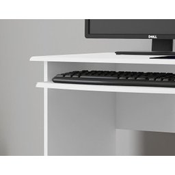 Mesa de Computador Pratica Cor Branca - 2