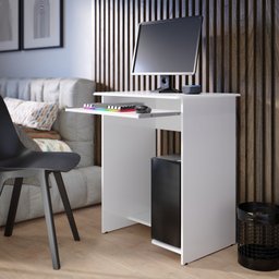 Mesa de Computador Pratica Cor Branca - 3