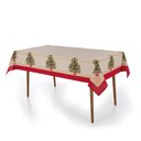 Ver imagem 1 de Toalha de Mesa Karsten Retangular 8 Lugares Natal Pinheiro Decor