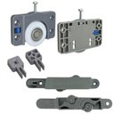Ver imagem 1 de Kit Roldana Porta de Correr Sobreposto Dt 77 Guia Versátil D