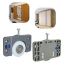 Ver imagem 2 de Kit Roldana Porta de Correr Sobreposto Dt 77 Guia Versátil D