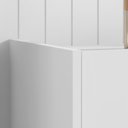 Ver imagem 4 de Cabeceira para Cama de King Florença com 2 Mesas de Cabeceira Branco