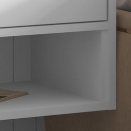 Cabeceira para Cama de King Florença com 2 Mesas de Cabeceira Branco - 5