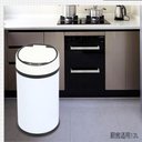 Ver imagem 3 de Lixeira Inox Automatica Sensor Inteligente 12 Litros Branca Grande Cozinha Banheiro Cesto Lixo