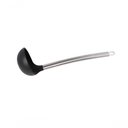 Ver imagem 1 de Jogo 2 Conchas Silicone Cabo Inox Preto 30,5 Cm Mimo Style