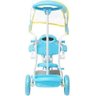 Triciclo Infantil de Passeio 3 Rodas com Empurrador Azul - Azul - 2