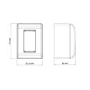 Ver imagem 3 de Kit 6 Caixa de Sobrepor 1 Posto Tramontina Lizflex Branca