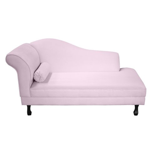 Recamier Divã Dubai 160 Cm Braço Direito Rosa Claro