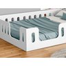 Cama Infantil Montessoriana Casal Penelope Branca - 3