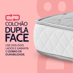 Colchão Solteiro Ortopédico de Espuma D28 a Vácuo 88x188cm Bf Colchões - 5