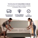 Ver mais imagens de Colchão Solteiro Ortopédico de Espuma D28 a Vácuo 88x188cm Bf Colchões