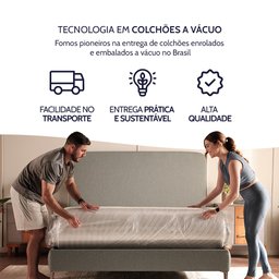 Colchão Solteiro Ortopédico de Espuma D28 a Vácuo 88x188cm Bf Colchões - 8
