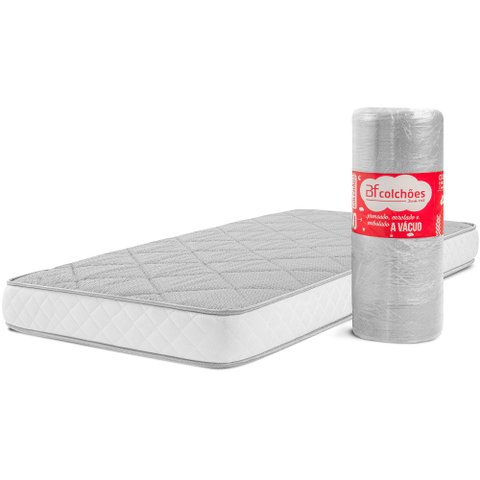 Colchão Solteiro Ortopédico de Espuma D28 a Vácuo 88x188cm Bf Colchões