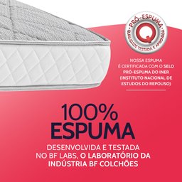 Colchão Solteiro Ortopédico de Espuma D28 a Vácuo 88x188cm Bf Colchões - 3
