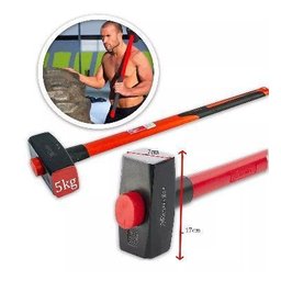 Kit Marreta 3kg E 5kg Aço Carbono Cabo Fibra Para Crossfit - 1