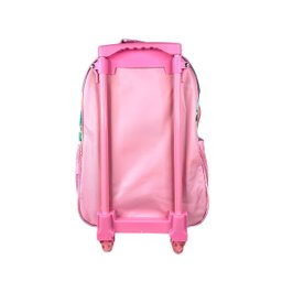 Conjunto Mochila Escolar Infantil Princesas de Rodinhas Pink - 4