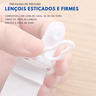 Kit 4 Prendedores de Elástico Esticador Presilha Lençol Cama - 4