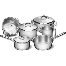 Jogo de Panelas Tramontina Solar em Aço Inox com Fundo Triplo e Tampas de Inox 6 Peças Tramontina - 2