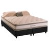 Cama Box King com Colchão Herval Big Class Molas Conforclass 193x203x72cm Ms Suede Preto - 1