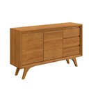 Ver imagem 4 de Buffet Piazza 2 Portas Pés Madeira Maciça - Mavaular