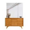 Ver imagem 2 de Buffet Piazza 2 Portas Pés Madeira Maciça - Mavaular