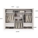 Ver imagem 3 de Closet Berlim Convencional 4 Gavetas Rufato