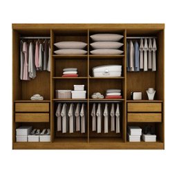 Guarda Roupa Casal Hera 8 Portas e 4 Gavetas Rufato - 3 Guarda Roupa Casal Hera 8 Portas e 4 Gavetas Rufato - 3