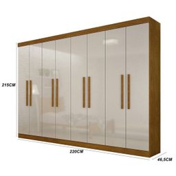Guarda Roupa Casal Hera 8 Portas e 4 Gavetas Rufato - 2 Guarda Roupa Casal Hera 8 Portas e 4 Gavetas Rufato - 2
