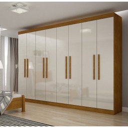 Guarda Roupa Casal Hera 8 Portas e 4 Gavetas Rufato - 1 Guarda Roupa Casal Hera 8 Portas e 4 Gavetas Rufato - 1
