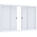 Ver imagem 3 de Janela de Aço de Correr de Correr 100x100cm com Grade Quadrada Riobras