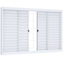 Ver imagem 3 de Janela de Aço de Correr de Correr 100x120cm com Grade Quadrada Riobras