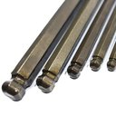 Ver imagem 3 de Jogo de Chave Hexagonal Longa 3/32" a 3/8" Gedore 8 Peças 42kl 012958