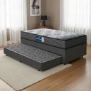Ver imagem 1 de Cama Box + Colchão Espuma Double Face Comfort Force D60 Probel com Auxiliar Solteiro 88cm
