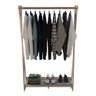 Arara Para Roupas Sapateira Regulagem Altura E Arara Parede - 1