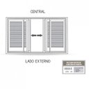 Ver imagem 4 de Janela de Aço de Correr de Correr 100x150cm com Grade Quadrada Riobras