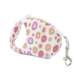 Guia Retrátil Cães e Gatos Pet Girls Fita 5M até 35KG - 1