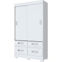 Ver imagem 2 de Quarto de Bebê Completo com Berço Flex, Guarda-Roupa 2 Portas Flex e Cômoda Happy Espresso Móveis