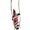 Ver imagem 6 de Papai Noel Duplo Natal LED Escada Iluminada 90cm Natalino Enfeite Casa Shopping Loja Empresa Decoraç