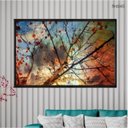 Ver imagem 2 de Quadro Decorativo - Arvore Folhas de Outono Flnt045 - Tela Canvas - 60x40cm