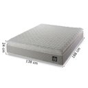 Ver imagem 2 de Colchão Casal Strong Pillow Top D45 138x188x24cm Bege