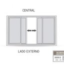 Ver imagem 4 de Janela de Aço de Correr 120x150cm 4 Folhas com Grade Mosaico e Vidro Riobras