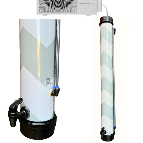 Dreno Ecológico para Ar Condicionado Drenoeco - 8l - Cor Cinza 2 - 97cm.