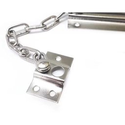 Kit 10 Fecho De Porta Pega Ladrão Cromado - Total Segurança - 1