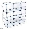 Baleiro Expositor Modulado em Vidro - 0,60 x 0,60x0,20 - 1
