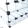 Baleiro Expositor Modulado em Vidro - 0,80 x 0,50 x 0,30 - 4