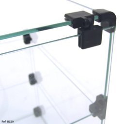 Expositor Modulado em Vidro com Porta e Cadeado - 0,30 x 0,40 x 0,30 - 5