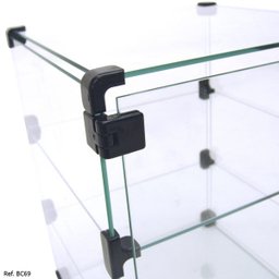 Expositor Modulado em Vidro com Porta e Cadeado - 0,30 x 0,40 x 0,30 - 3